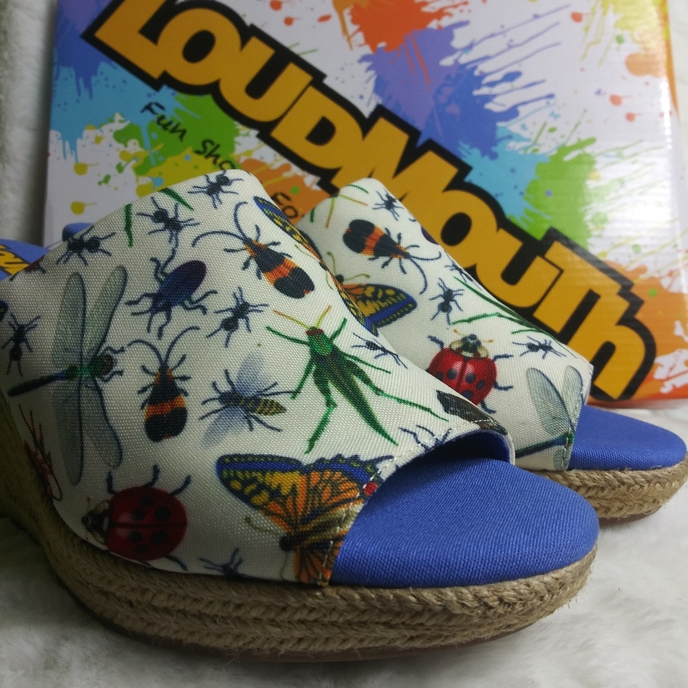 Loudmouth Marlene Espadrilles Size 7.5- NWT